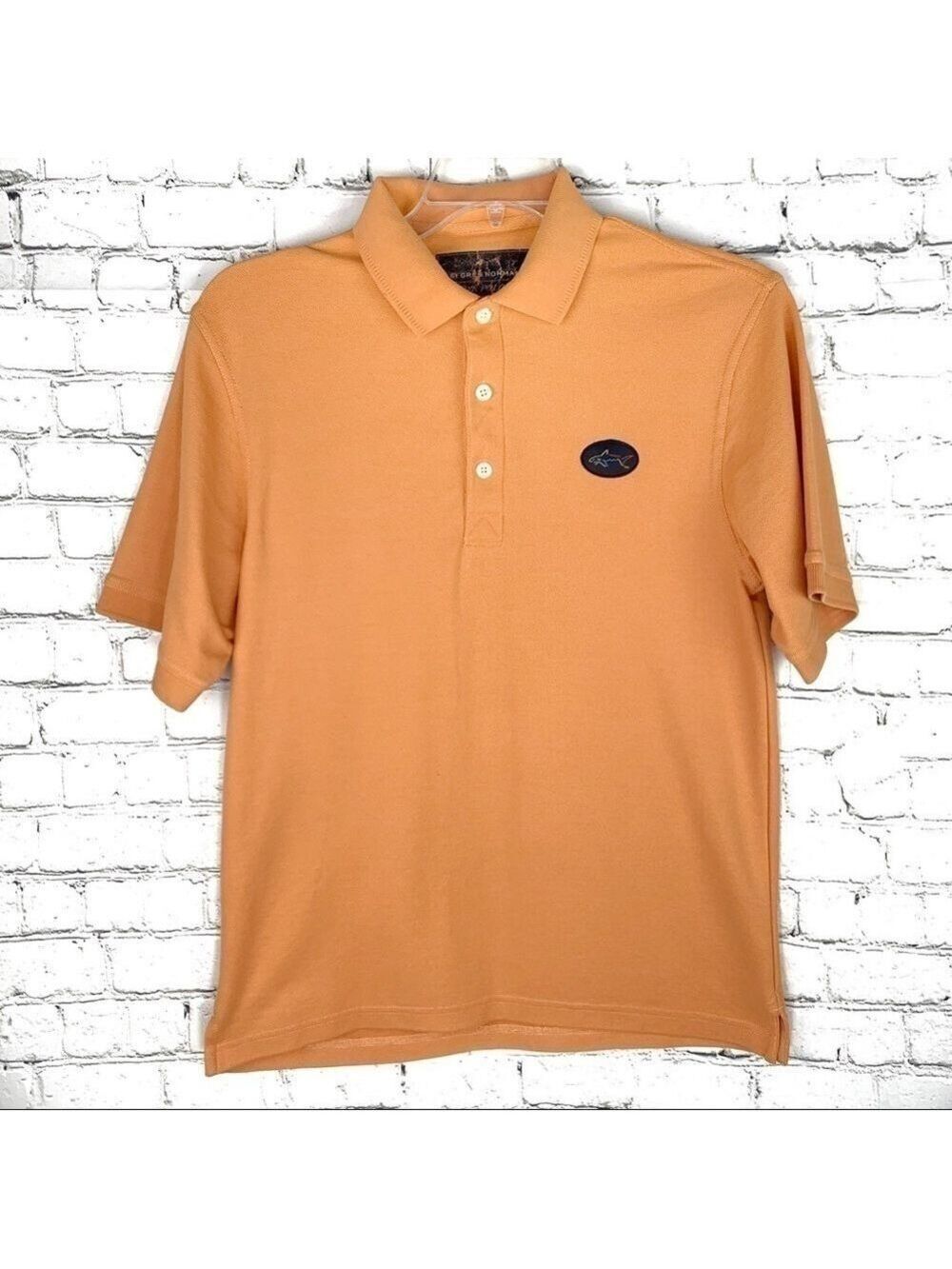 EUC-Greg Norman Premium Waffle Knit Short Sleeve, Collar, Golf Polo T-Shirt MD